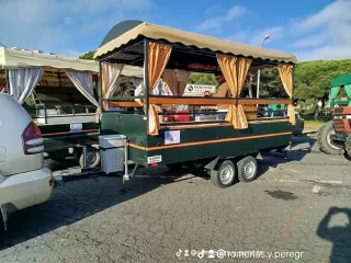 Remolque jardinera romería