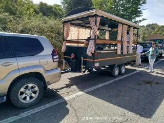 Remolque jardinera romería