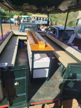 Remolque jardinera romería