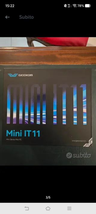 Mini PC GEEKOM IT11 Intel Core i7