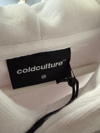 Sudadera Cold Culture Blanca Talla M Nueva