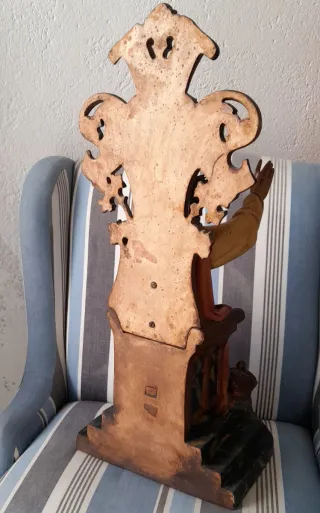 Sagrado Corazón Talla Religiosa 55cm. Sello Vich