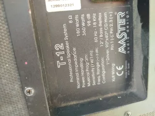 Altavoces profesionales Master Audio