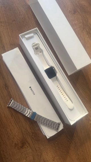 Apple Watch Series 3 38mm Plata/Blanco
