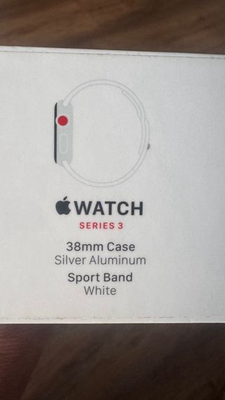 Apple Watch Series 3 38mm Plata/Blanco
