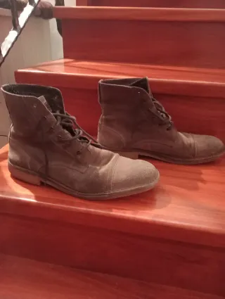 Stivaletti camoscio marroni uomo 44