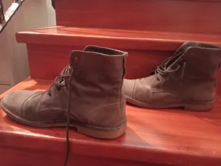 Stivaletti camoscio marroni uomo 44