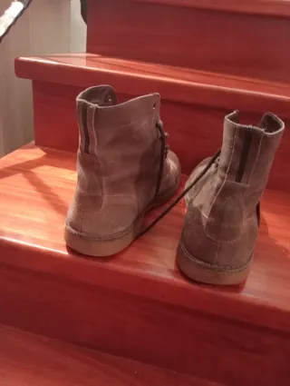 Stivaletti camoscio marroni uomo 44