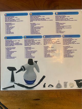 Limpiadora a vapor Starlyf 1050W