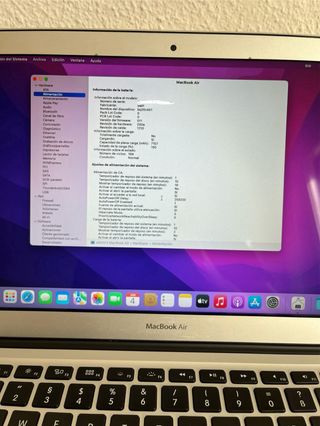 MacBook Air 13 2017 256GB Plata