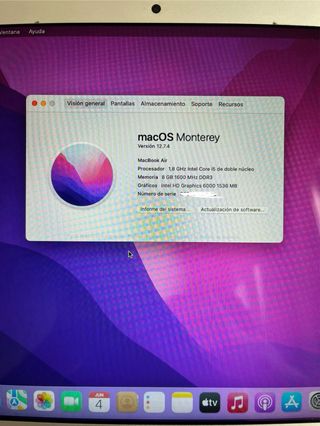 MacBook Air 13 2017 256GB Plata