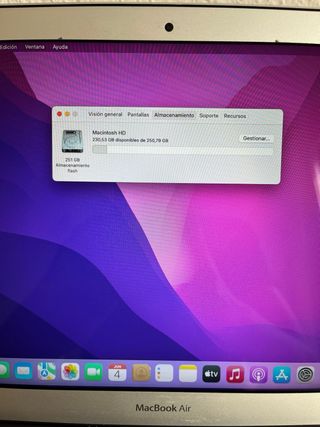 MacBook Air 13 2017 256GB Plata