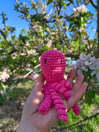 Pulpo sensorial rosa chicle