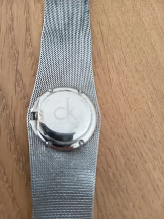 Reloj Calvin Klein Plateado Malla