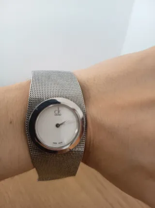 Reloj Calvin Klein Plateado Malla