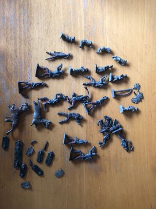 Lotto di soldatini di piombo antichi