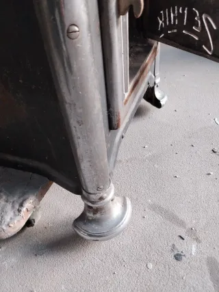 Stufa a legna Zephir ghisa 4 condotti vintage