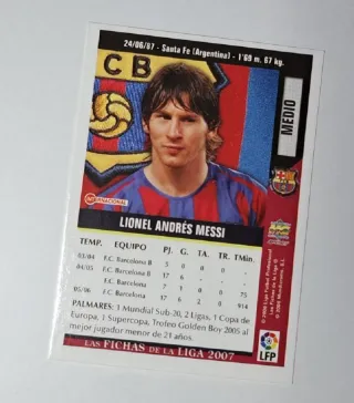 2007 - LEO MESSI - FC BARCELONA - MUNDICROMO #19