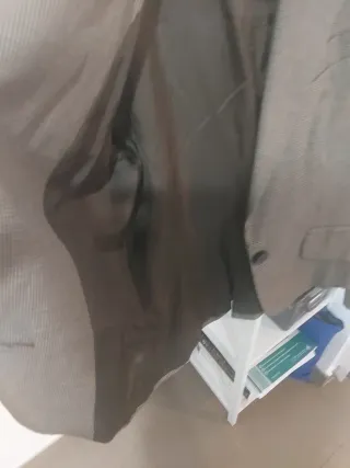 Americana Zara Marrón y Gris