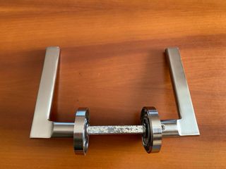 Manilla de puerta interior moderna, de aluminio