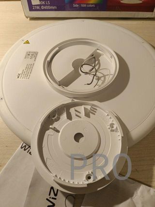 Lámpara de techo blanca Rune Luz Blanca de cálida