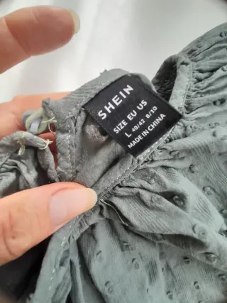 Conjunto Shein verde kaki Talla L