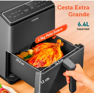 Freidora Aire Cosori 6.4L Dual Blaze SIN ESTRENAR