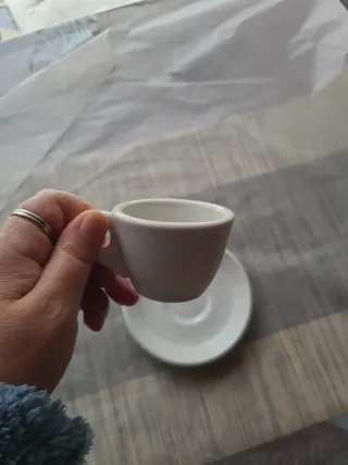 Taza de café de porcelana