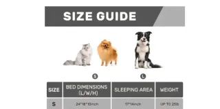 Cama/Sofá para Perros o Gatos Hollypet talla Small