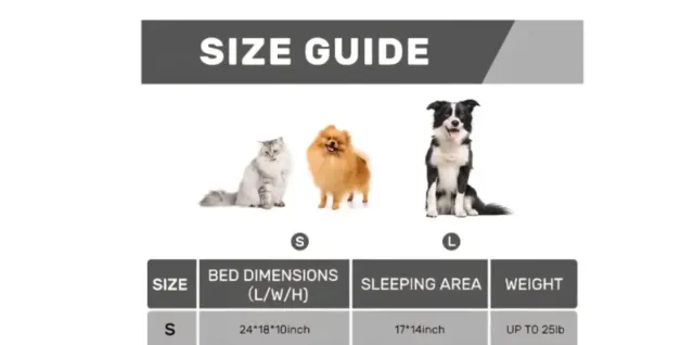 Cama/Sofá para Perros o Gatos Hollypet talla Small