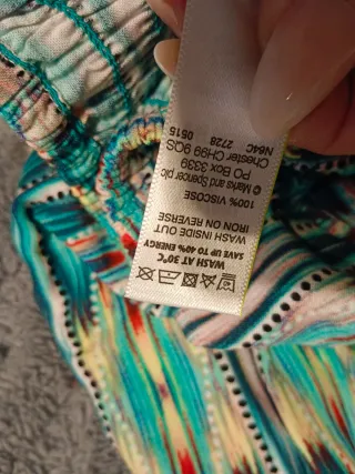 Pantalón estampado mujer