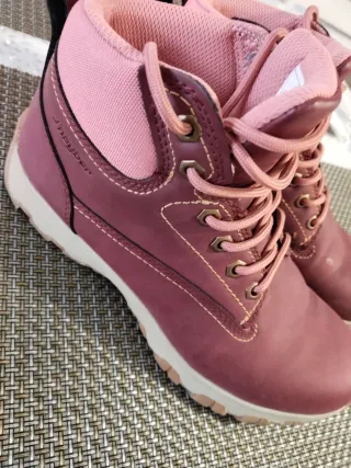 Botines casuales mujer rosa/morado