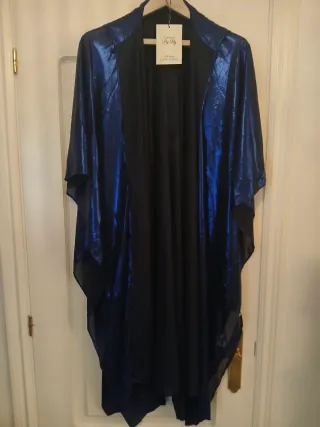 Capa Fiesta Pedro del Hierro Azul/Negro Talla Únic