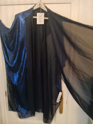 Capa Fiesta Pedro del Hierro Azul/Negro Talla Únic