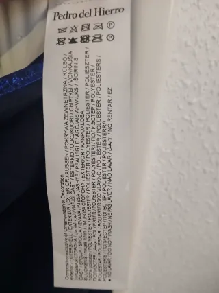 Capa Fiesta Pedro del Hierro Azul/Negro Talla Únic