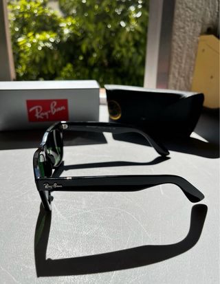 Gafas de sol Ray-Ban Wayfarer Negras/Lentes Verdes