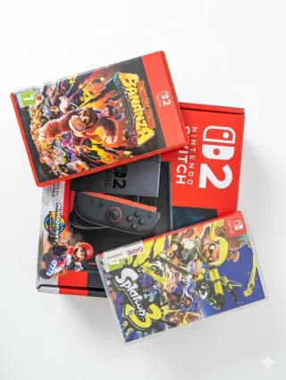Nintendo Switch 2 + 3 Juegos