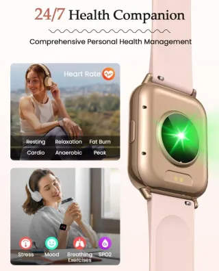 Reloj Inteligente mujer Rose Gold y Rosa