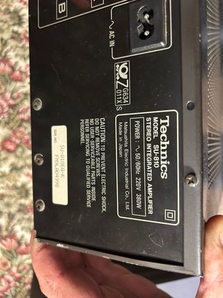 Amplificador Technics SU-810 para piezas o reparar