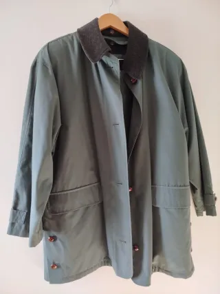 Abrigo Vintage Mujer Verde