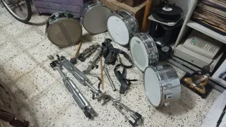 Batería musical incompleta