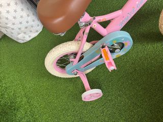 Bicicleta infantil rosa 12 pulgadas