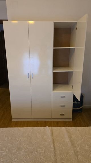 Armario 3 puertas blanco