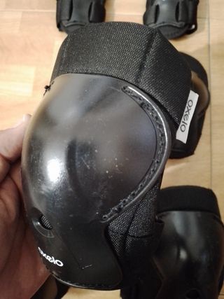 Protecciones niño S: Casco, Rodilleras, Coderas