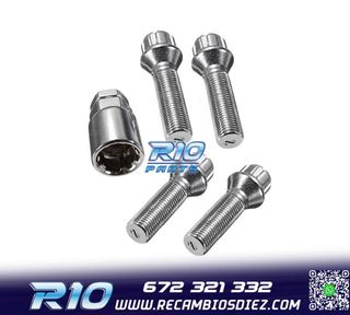 TORNILLOS ANTIRROBO LARGOS 12X125 CÓNICO