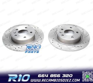 DISCOS DE FRENO PARA CITROEN PERFORADOS RANURADOS