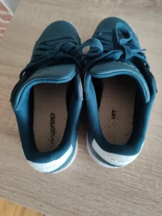 Zapatillas Adidas niño verde y blanco