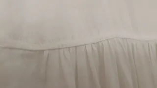 Blusa blanca ligera con botones