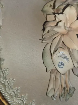 Coppia Quadri Capodimonte Fiori