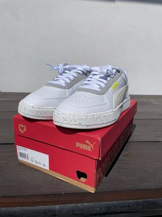 Scarpe Puma da ginnastica bianche e grigie